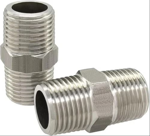 Brass Coupling Nipple - 1/2 Inch BSP - Image 1