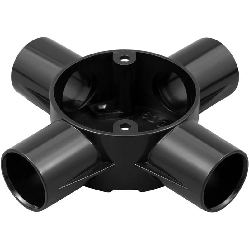 PVC Conduit Junction Box - 4-Way 25mm - Image 1