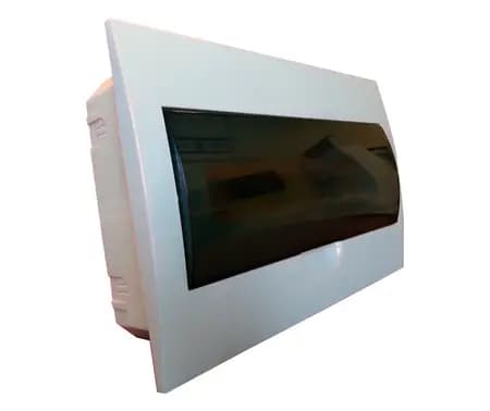 Plastic Flush Mount Distribution Box - 12 Way - Image 1